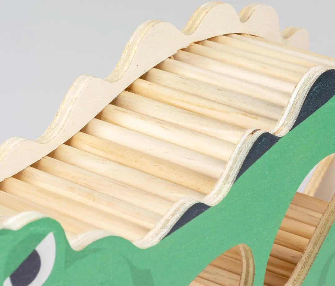 Duvo+ Knaagdieren Houten Speelhuis Krokodil