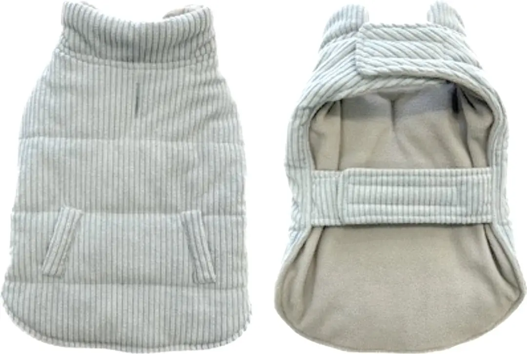 Duvo Duvoplus Hondenjas Corduroy S - 40cm Grijs