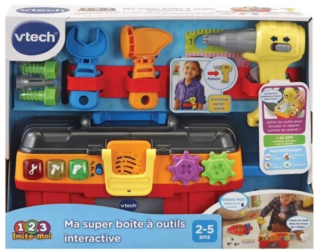 Vtech My Great Interactive Toolbox Gereedschapsset - Multicolor