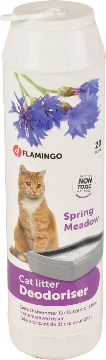 Flamingo Kattenbakspray Spring Meadow 750g