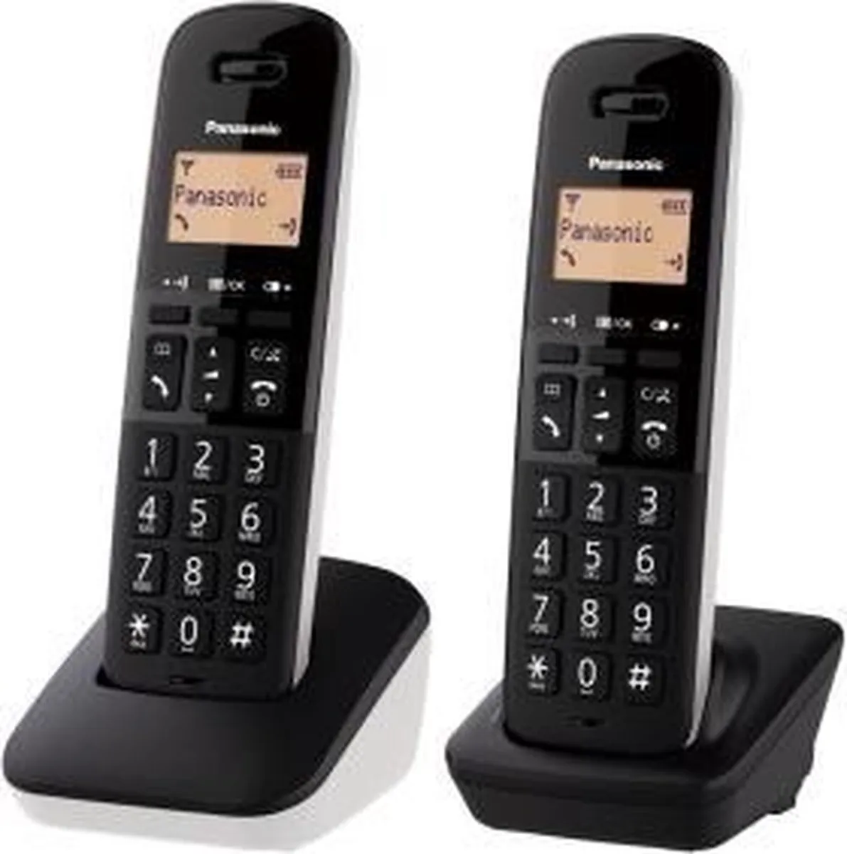 Panasonic KX-TGB612JT DECT Telefoon - 2 Handsets - Zwart/Wit - afbeelding 2 van 2