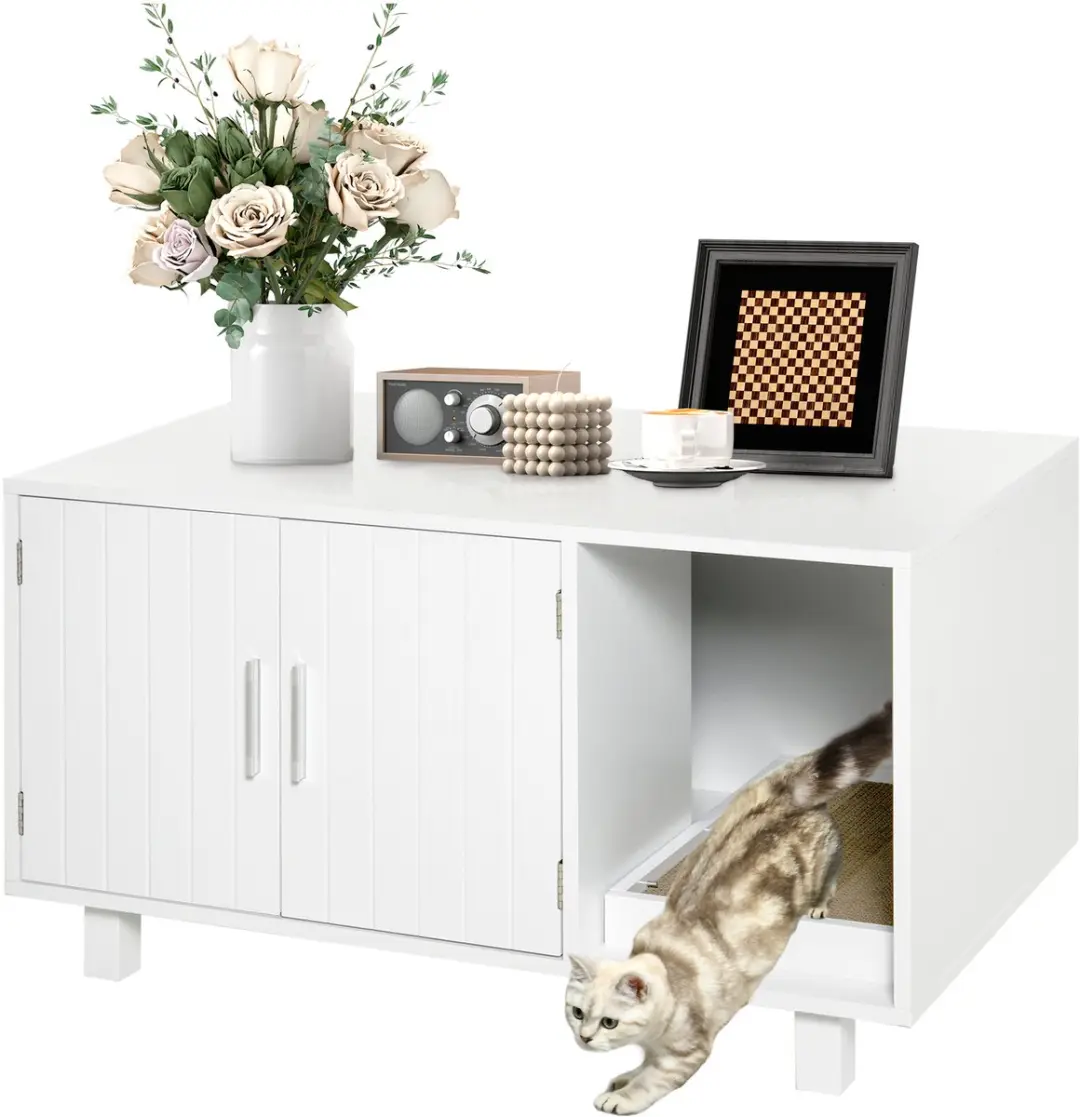 Pawhut Kattenbakset 91x52x50,5cm
