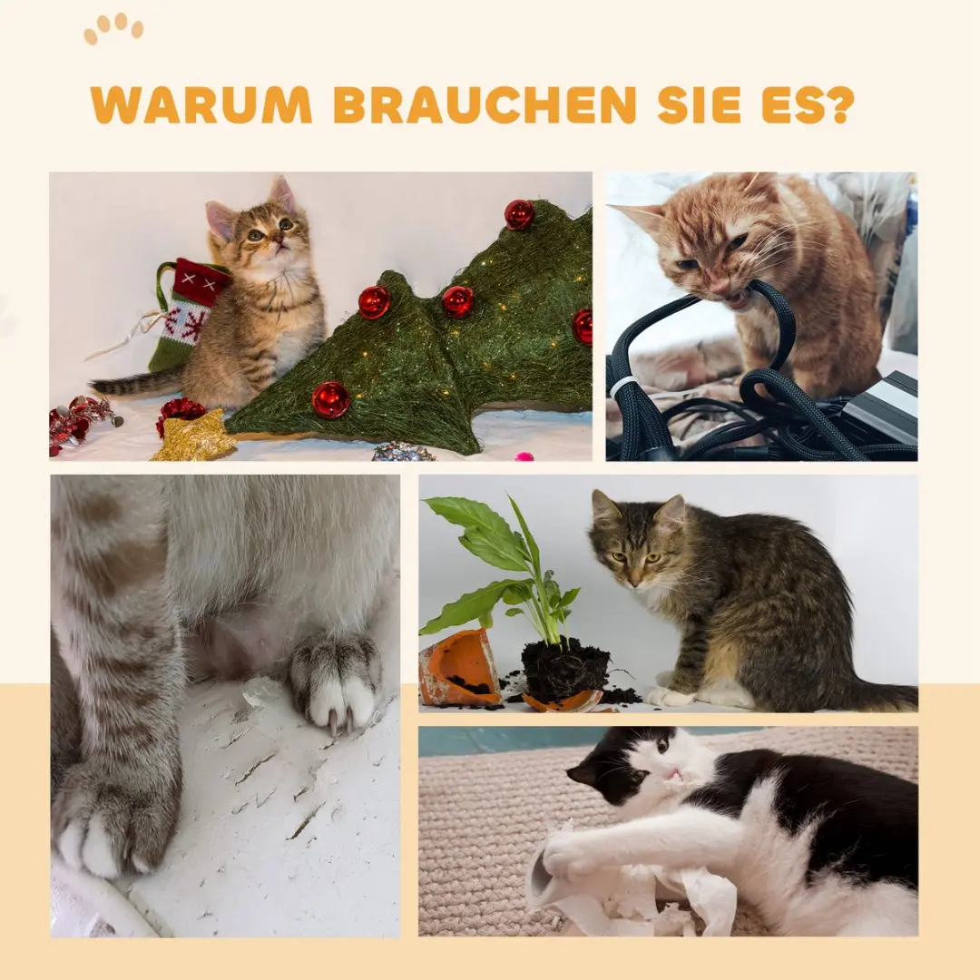 Pawhut Katzenlaufrad 91cm - Grau