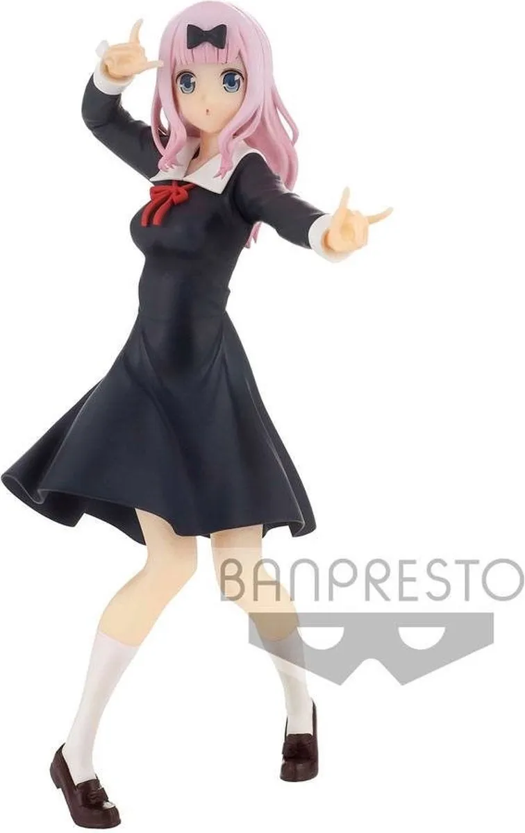 Bandai Banpresto Kyunties Chika Fujiwara Figure - 8cm - Multicolor