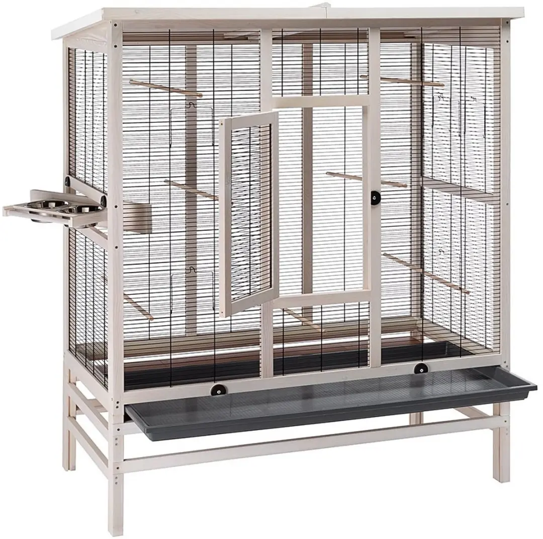 Ferplast Vogelkooi Wilma Large - 131,5x67x153cm - Bruin