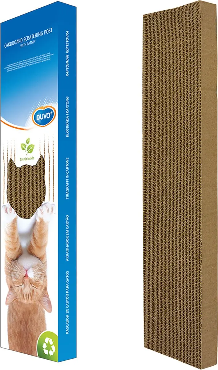 Krabplank Karton Met Catnip