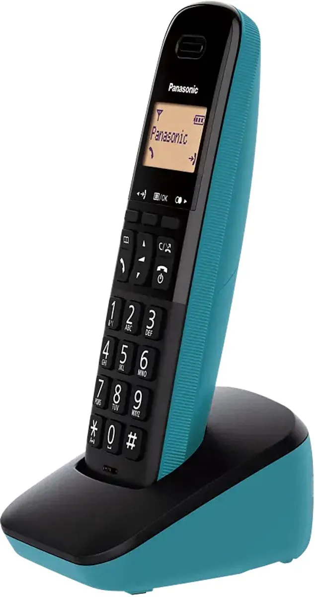 Panasonic KX-TGB610JT DECT Telefoon - 1 Handset - Zwart/Blauw - afbeelding 2 van 3