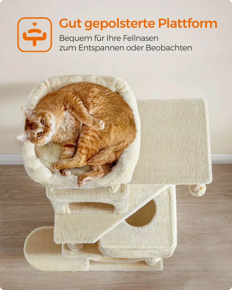 Songmics Krabpaal 155cm - Beige