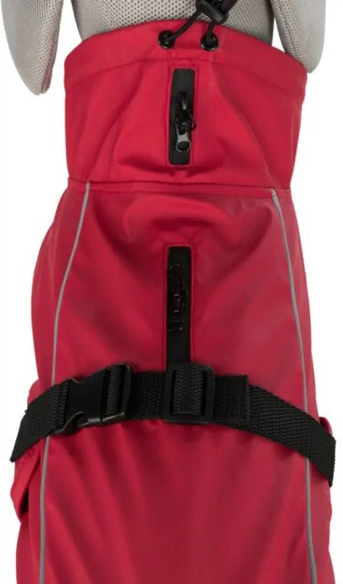 Trixie Regenjas Vimy Hond Rood - XXL