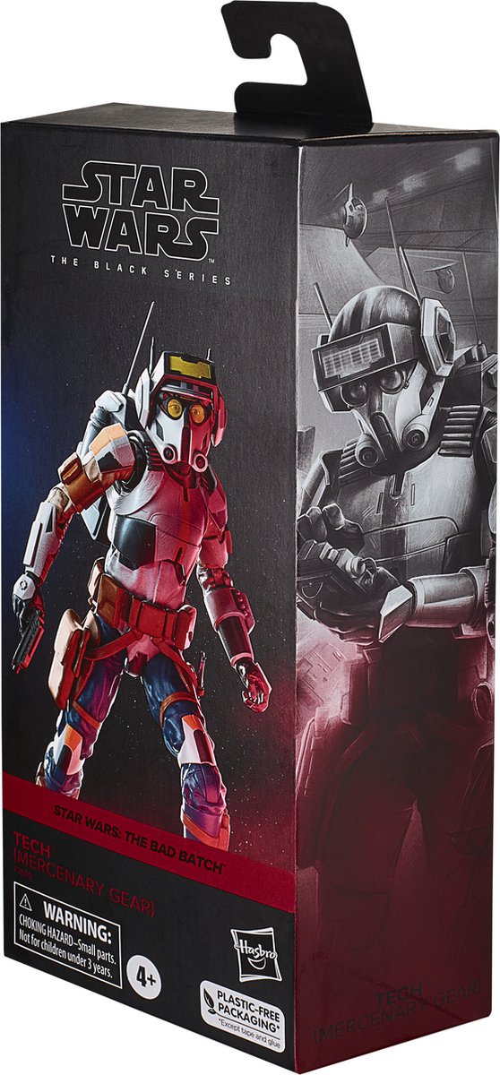 Hasbro Star Wars - The Bad Batch Black Series Tech (Mercenary Gear) 15 cm Actiefiguur - Multicolours