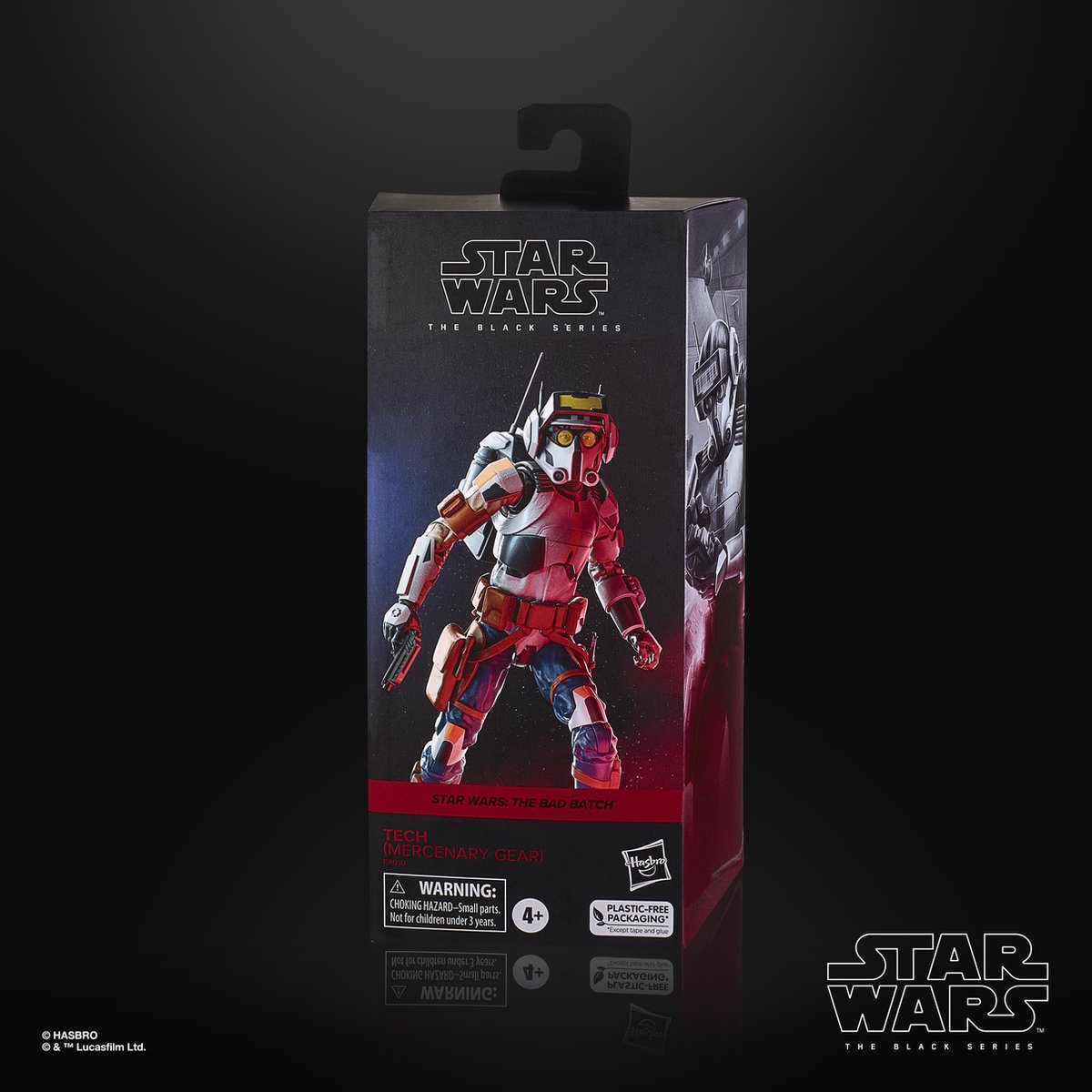 Hasbro Star Wars - The Bad Batch Black Series Tech (Mercenary Gear) 15 cm Actiefiguur - Multicolours