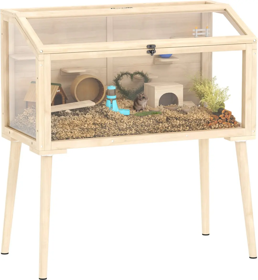 Pawhut Hamsterkooi Natuurhout