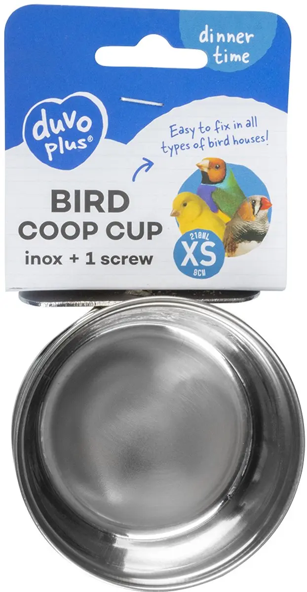 Duvo+ Vogel Eetkom Inox Ø9.5cm - Hangend - S
