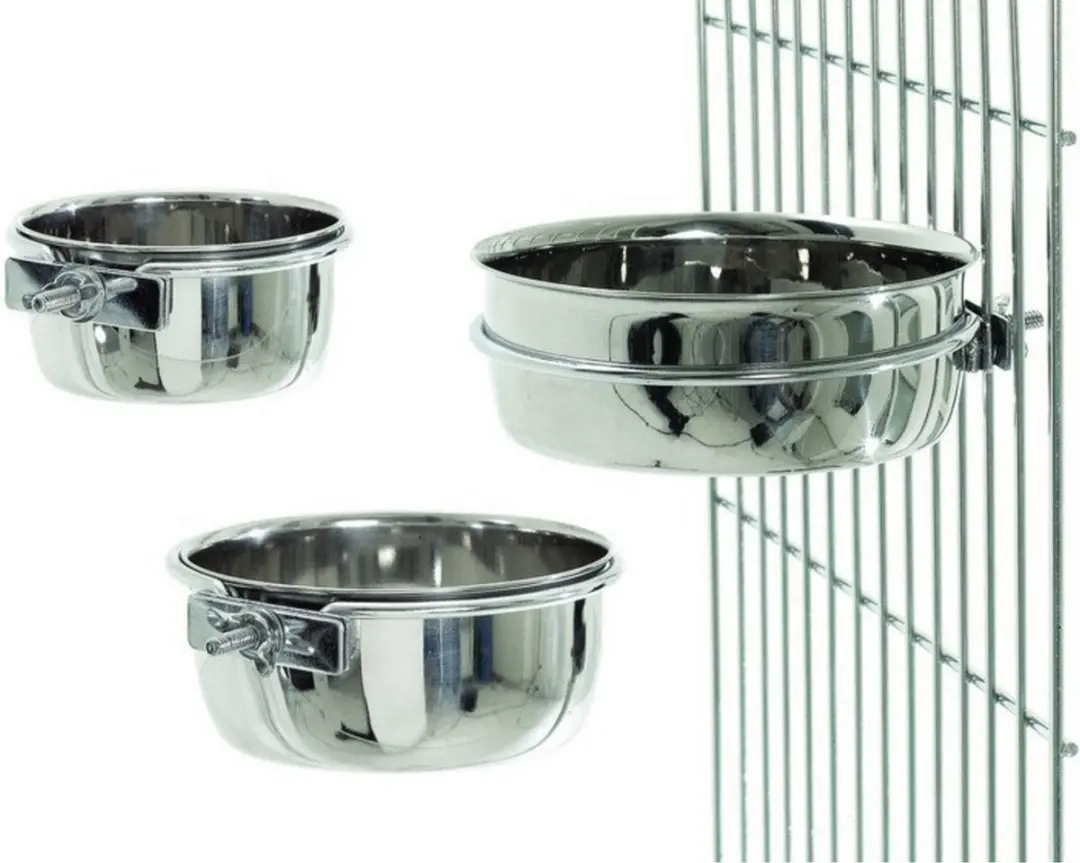 Duvo+ Vogel Eetkom Inox + 1 Vijs Ø9.5 cm