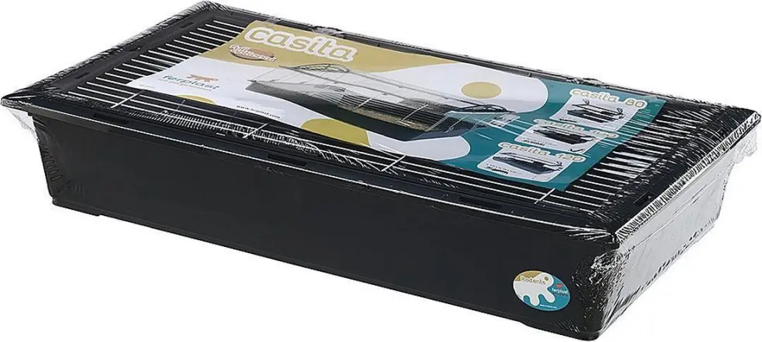 Ferplast Konijnenkooi Casita 100 - 96x57x56cm Zwart
