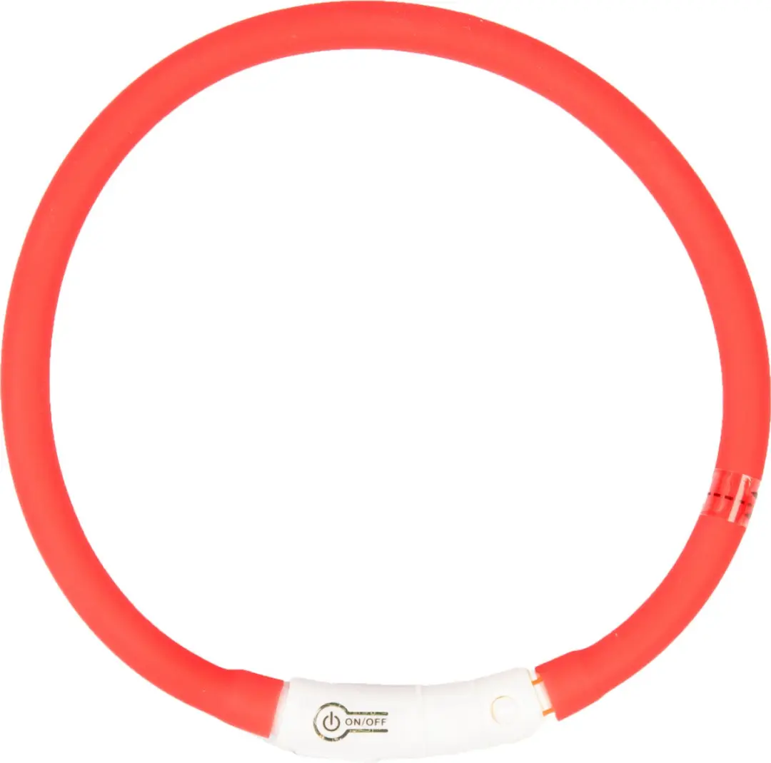 Duvo Dierenkleding Flash Light Ring USB Nylon