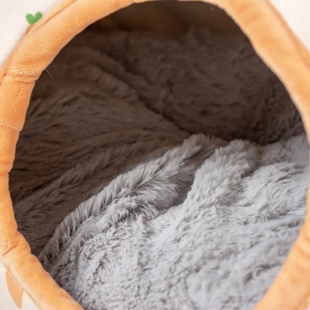 Duvo+ Carrot Schuilplaats Pluche 30x25x23cm - Meerkleurig
