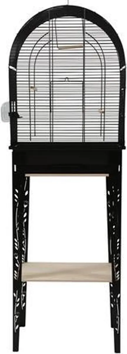 Zolux Patio Vogelkooi Staand - 44,5x28x133cm Zwart