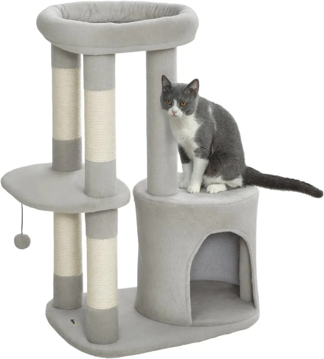 Pawhut Kattenboom 60x45x90cm