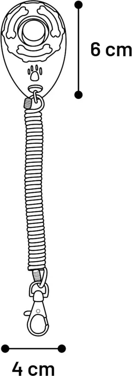 Flamingo Honden Clicker Flex - 6 Stuks - Assorti - afbeelding 6 van 6