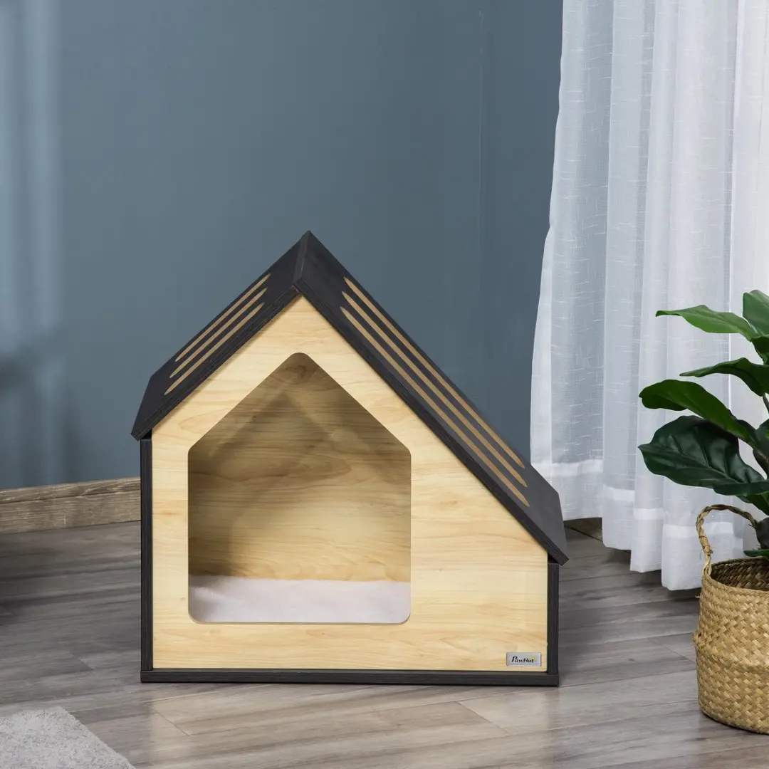 Pawhut Hondenkennel D02-120 - Bruin