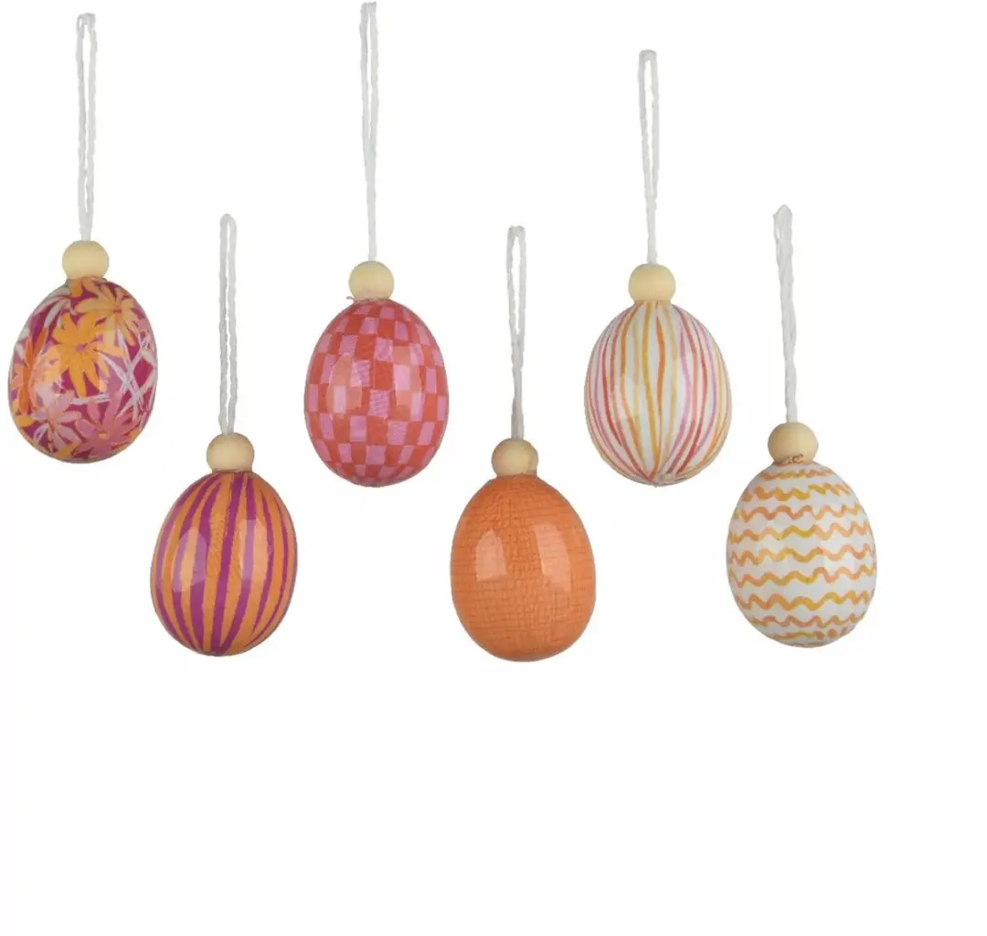Decoris Hangdecoratie Ei Foam Roze - afbeelding 4 van 4