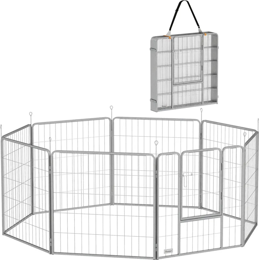 Pawhut Puppyren 240x80x80cm