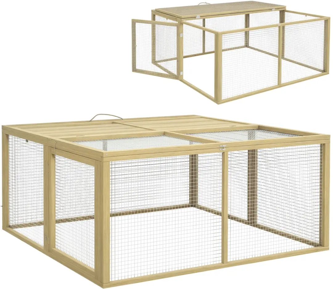Pawhut Kaninchenstall Houten