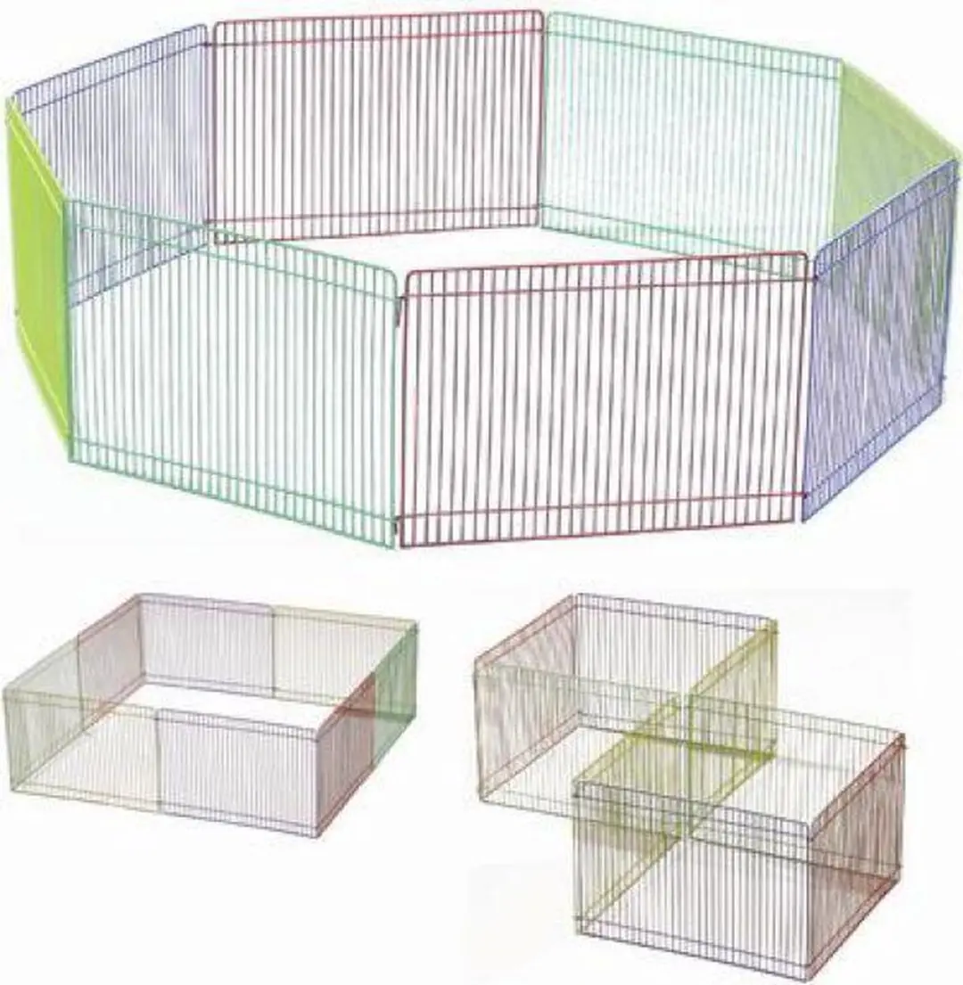 Beeztees Knaagdierenren 8 Panelen - 85cm Diameter - Assorti