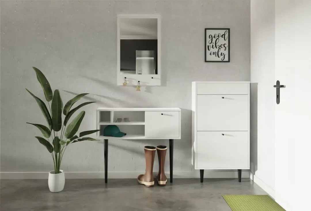 UFC Dotti Serie Witte Console Pronkplank - 2 Niveaus
