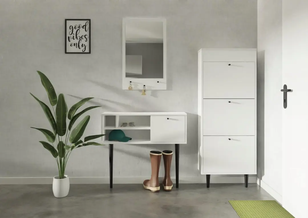UFC Dotti Serie Witte Console Pronkplank - 2 Niveaus