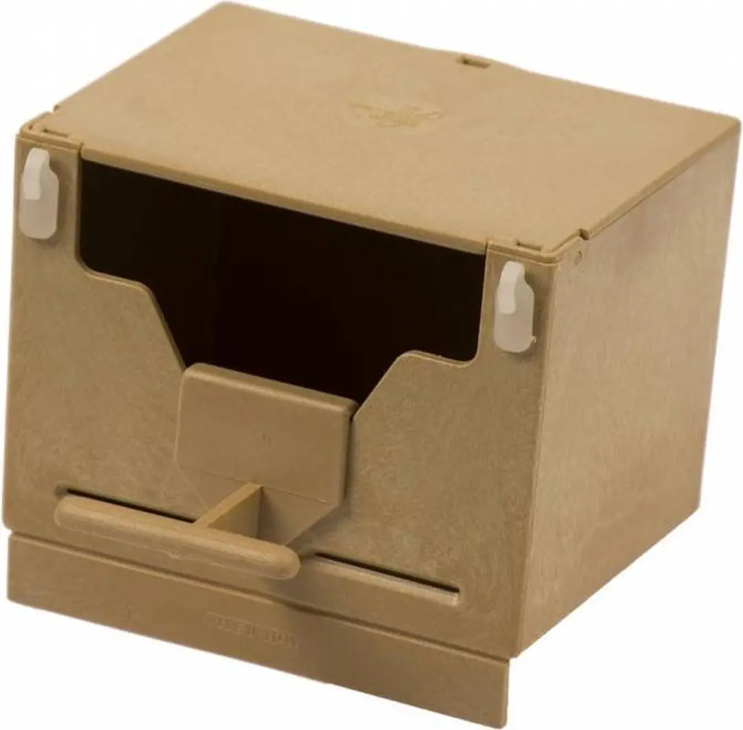 Duvo+ Nestkast kunststof voor exoten Beige 13x10x9,5cm