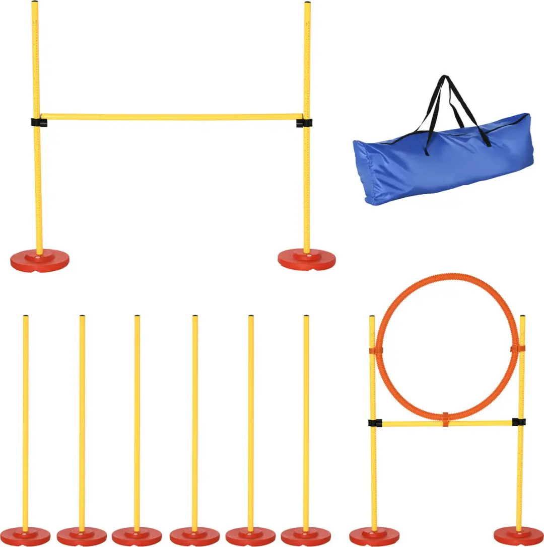 Pawhut Hondenbehendigheidsset 3-in-1 D07-026
