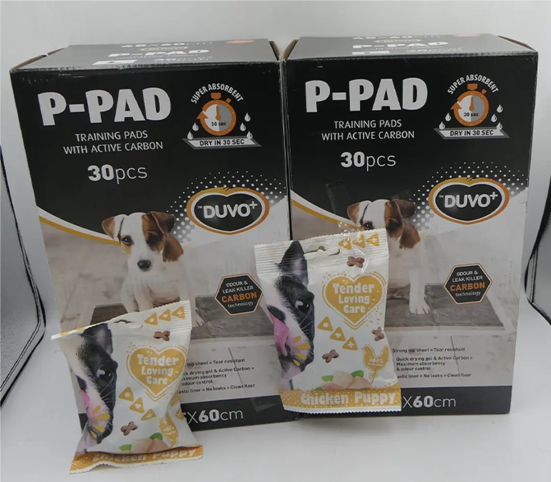 Duvo P Pads Active Carbon 45x60cm - 62 Stuks - Wit/Zwart