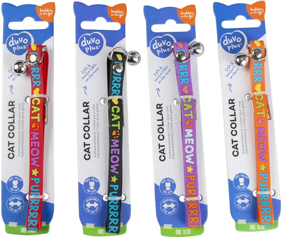 DuvoPlus Meow Kattenhalsband