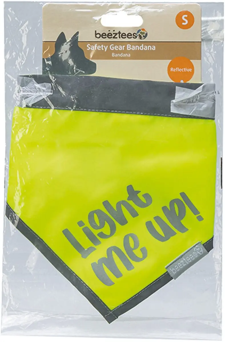 Beeztees Safety Gear Bandana Chiny Reflecterend - Maat S