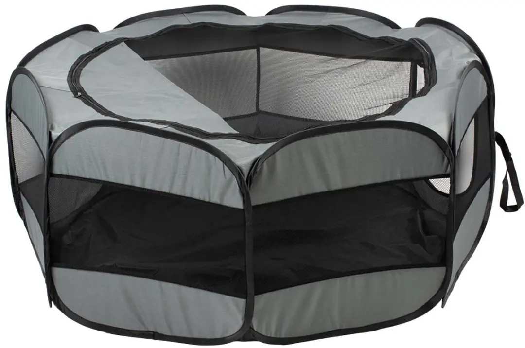 DuvoPlus Opvouwbare Speelren Lichtgrijs S - 75x35x40cm
