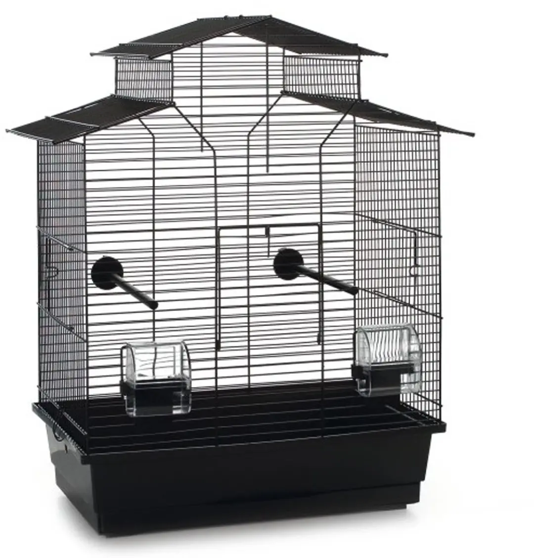 Beeztees Iza 2 Pagode Vogelkooi - 45x28x59,5 cm - Zwart