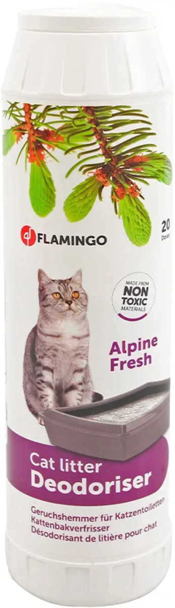 Flamingo Kattenbakverfrisser Alpine Fresh 750g