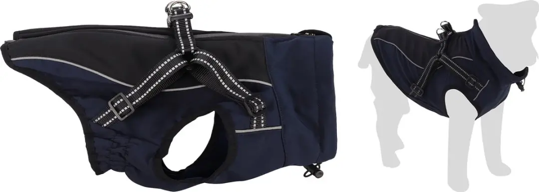 Flamingo Hondenjas Dexter - 40cm - Blauw