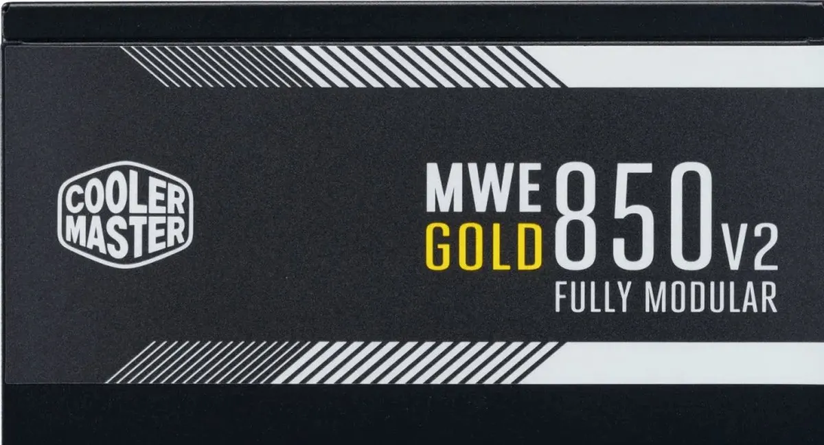 Cooler Master MWE Gold 850 V2 ATX 3.1 Voeding - 850W - Zwart