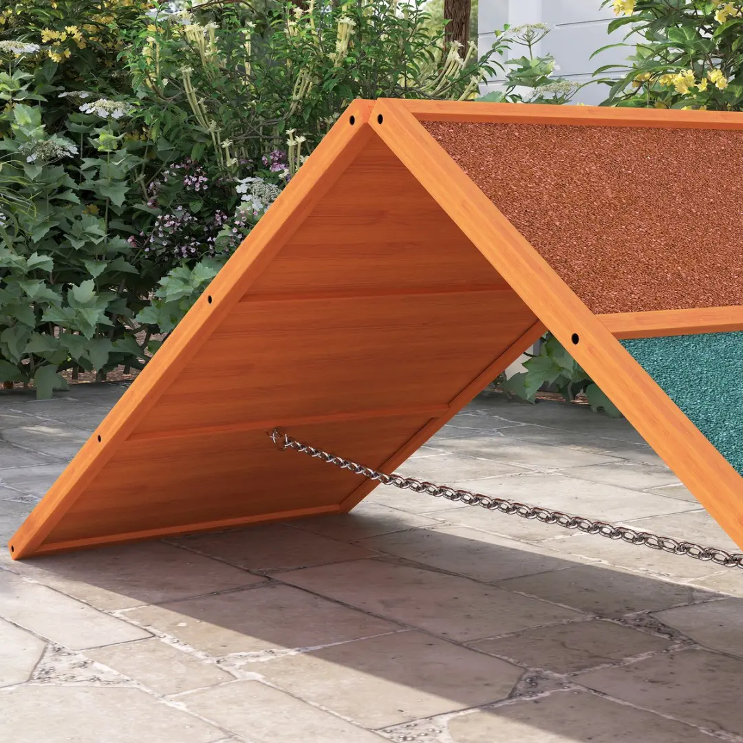 Pawhut Honden Agility Steg - Klapbare brug 173x59cm - Orange