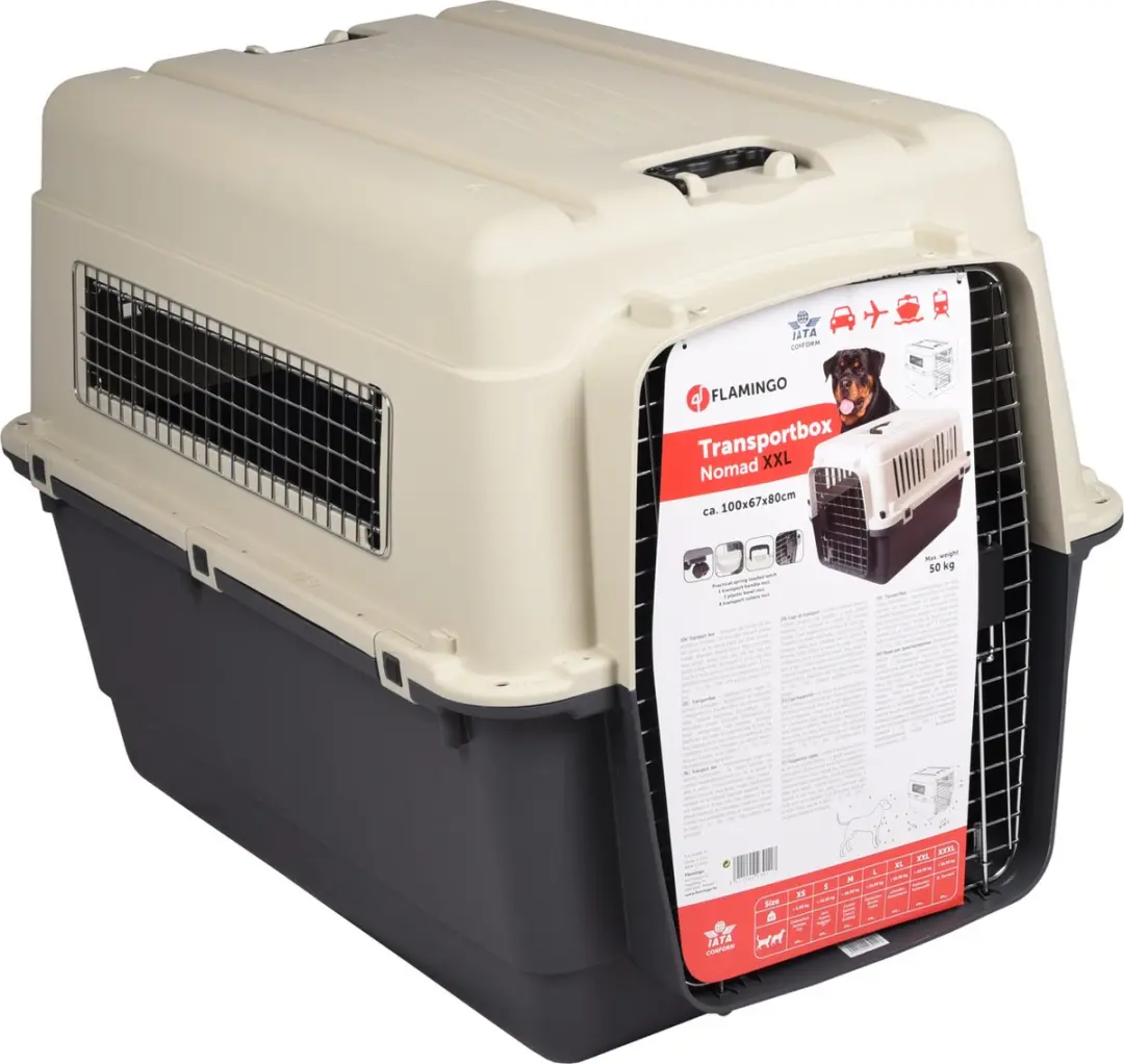 Flamingo Transportbox Nomad XXL 100x70x75cm - Grijs