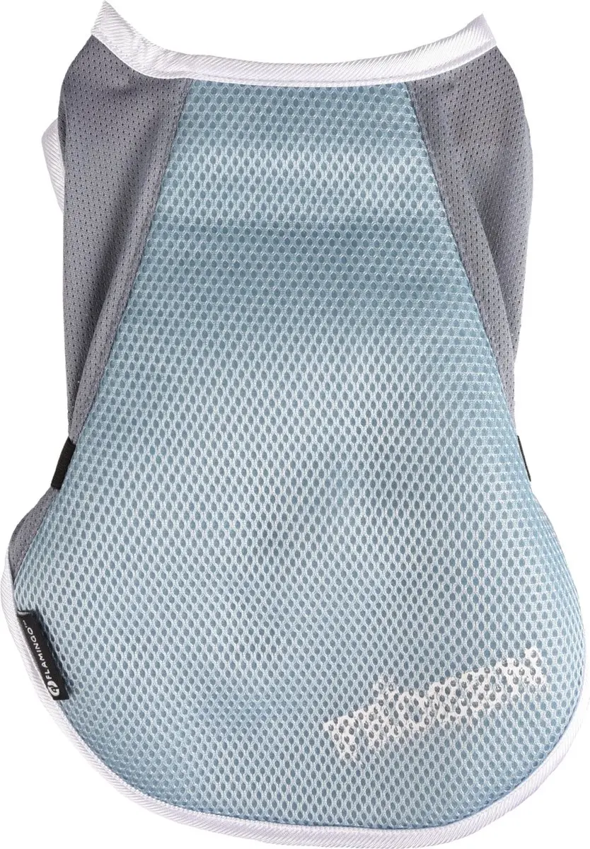 Flamingo Koelvest Hond Frozen Blauw & Grijs - S