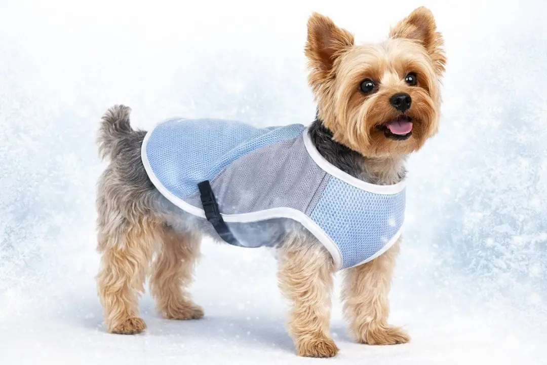 Flamingo Koelvest Hond Frozen Blauw & Grijs
