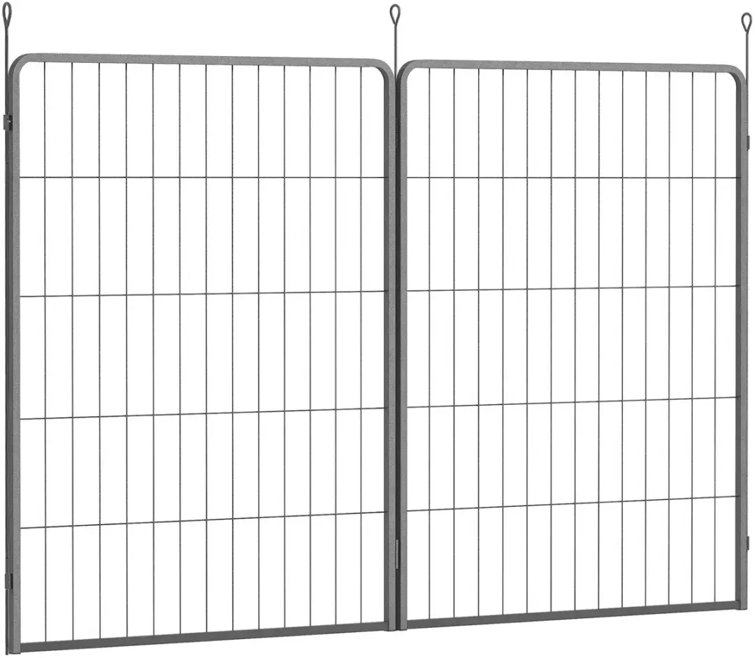 Pawhut 2er-Set Hondenpaneel 80x100cm