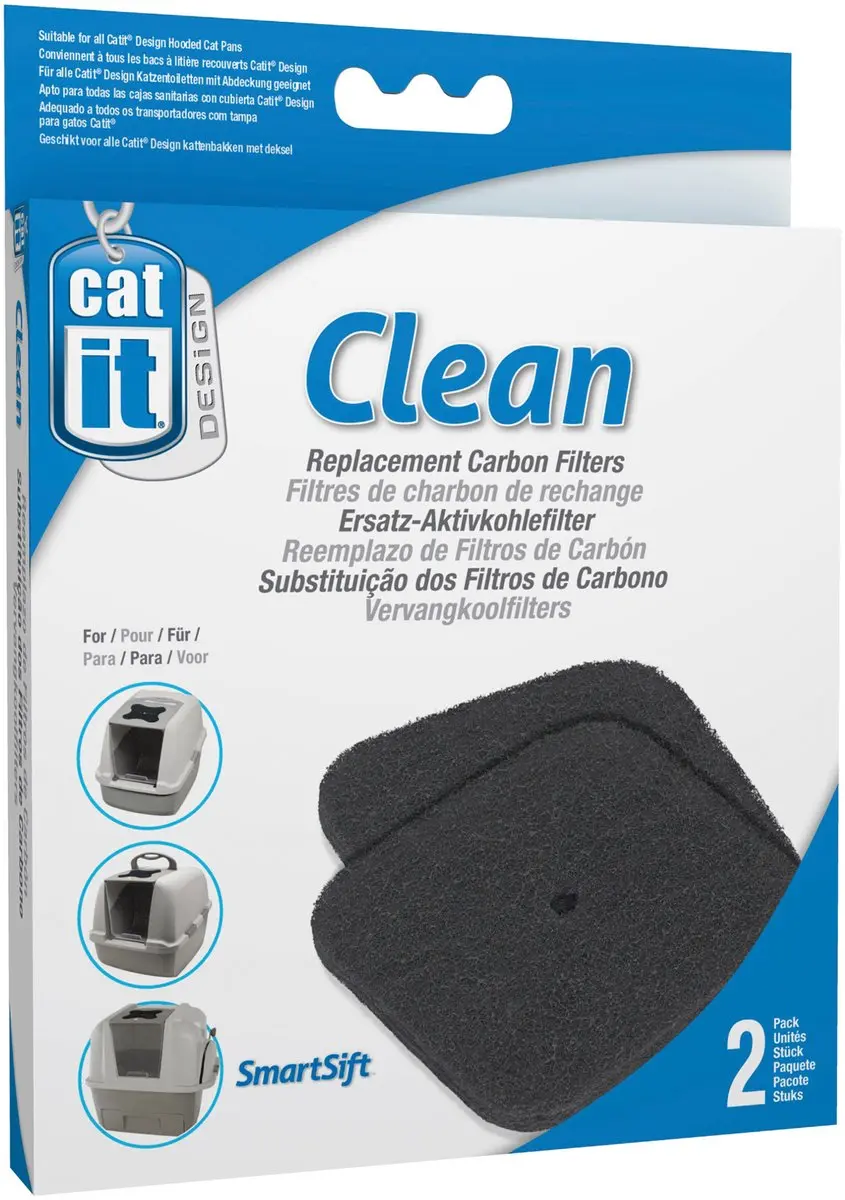 Catit Kattenbakfilter 16x15x20cm - 2 Stuks