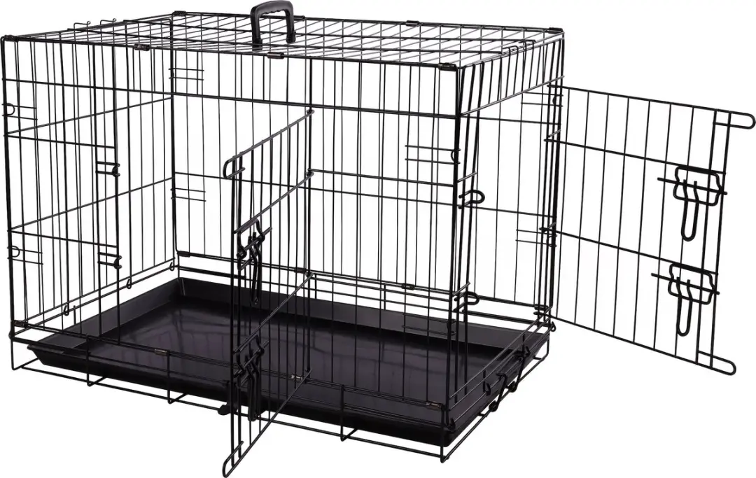 Flamingo Hondenbench XL Mezo Zwart - 109x70x77cm - afbeelding 6 van 6