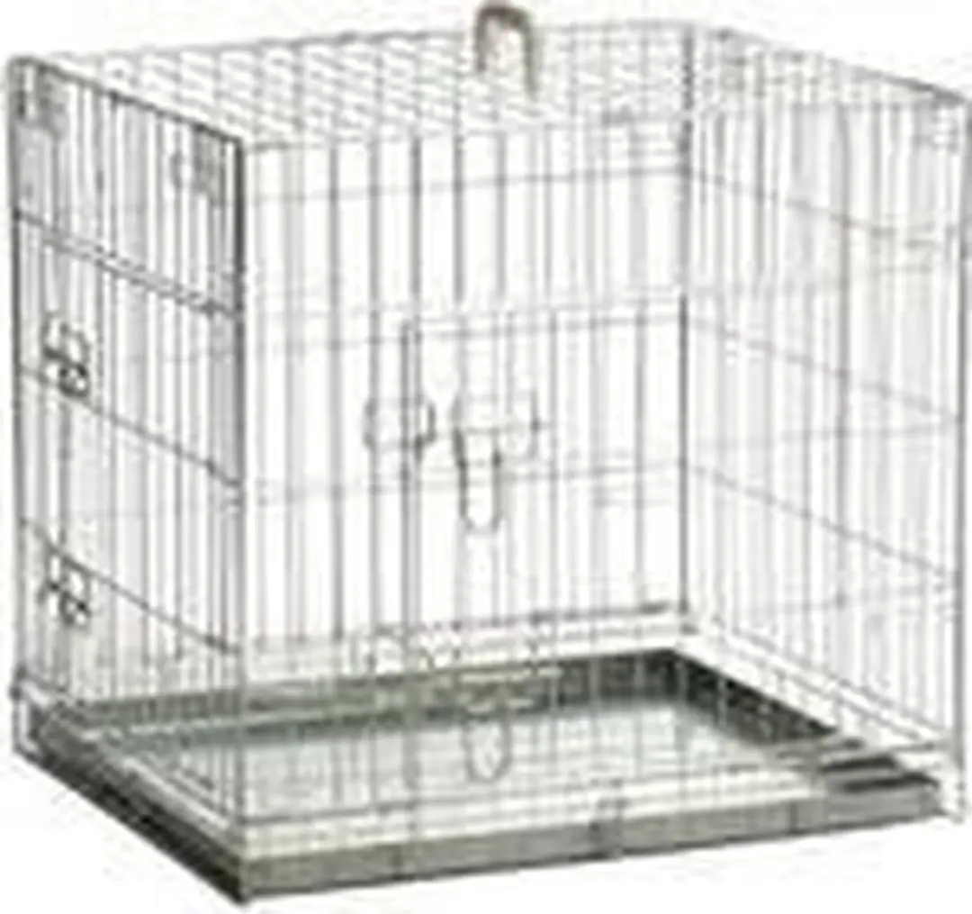 Beeztees Hondenbench 2 Deurs 89x60x66cm - Grijs
