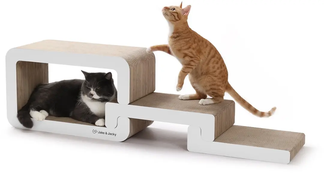 Jake and Jacky Krabkarton voor Katten 116x33x24cm